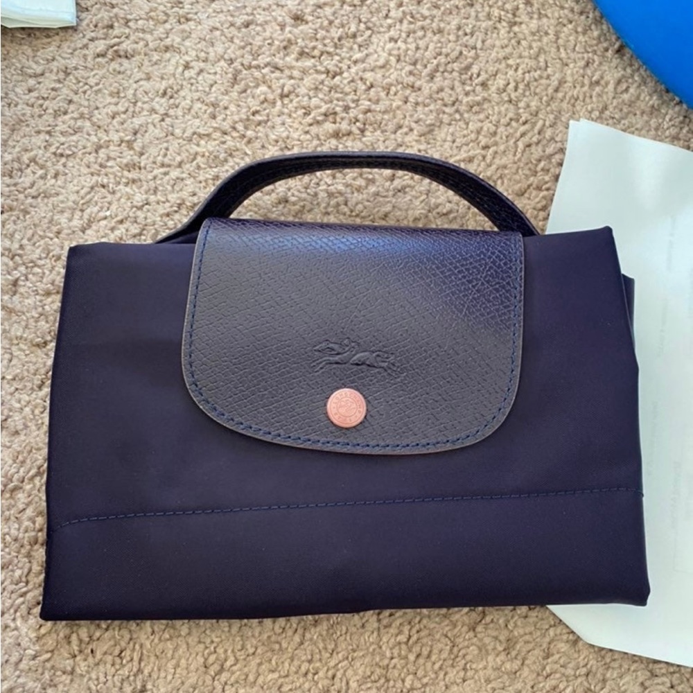 Longchamp Document Holder Bilberry